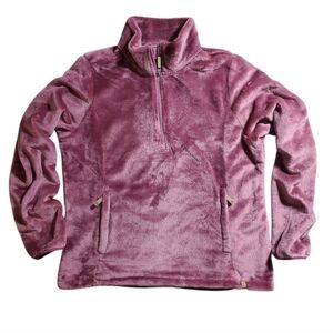 Gerry Plush Soft Sherpa  Quarter-Zip Pullover Pockets NWOT LARGE